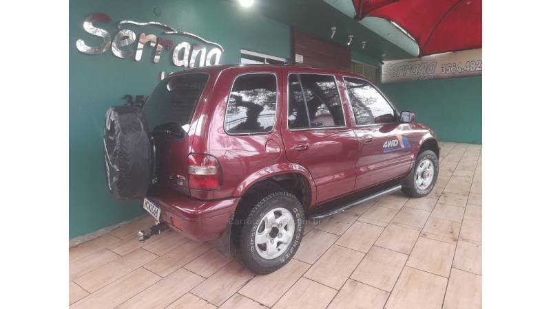 KIA MOTORS - SPORTAGE - 2001/2001 - Vermelha - R$ 36.900,00